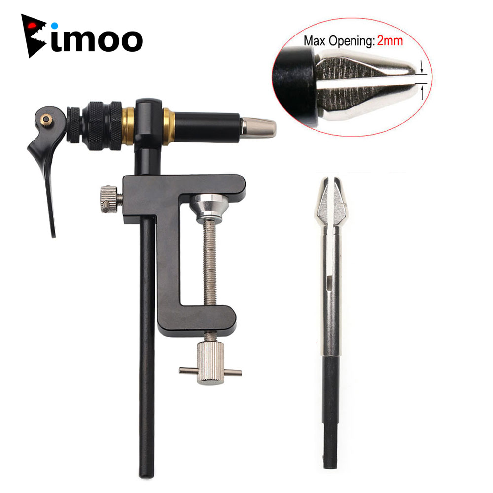 Fishing Lure Spinner - 1 Stück 360 ° Rotierender C-Klemmen-Fliegenbindestock