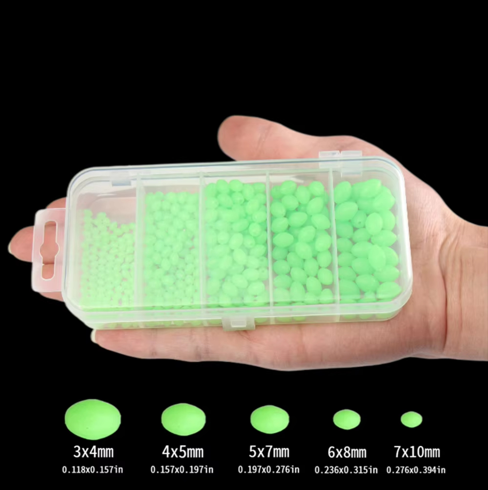 Fishing Lure Soft Plastic - 375 Teile/satz Nacht Leuchtende Angeln Harte