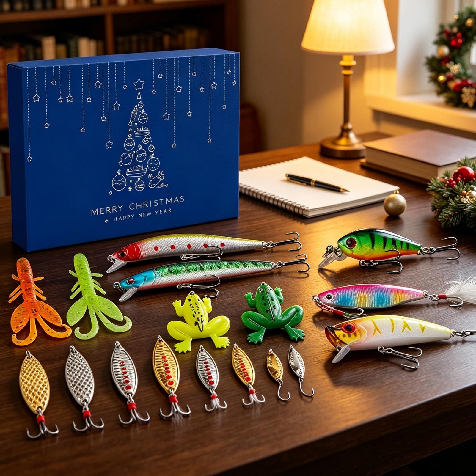 24 Tage Weihnachts-Adventskale – Fishing Lure Box Bewertung und Preis