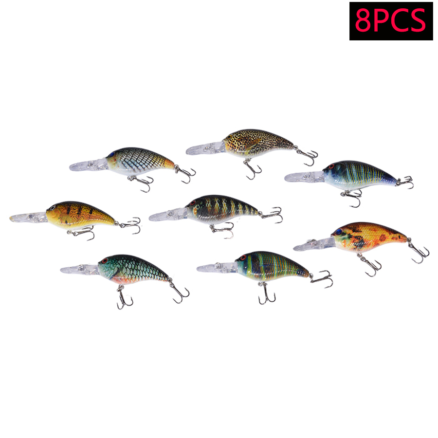 8-teiliges Jerkbait Minnow ABS – Fishing Lure Crankbait Bewertung und Preis