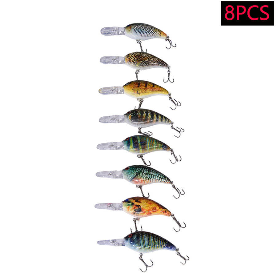 8-teiliges Jerkbait Minnow ABS – Fishing Lure Crankbait Bewertung und Preis