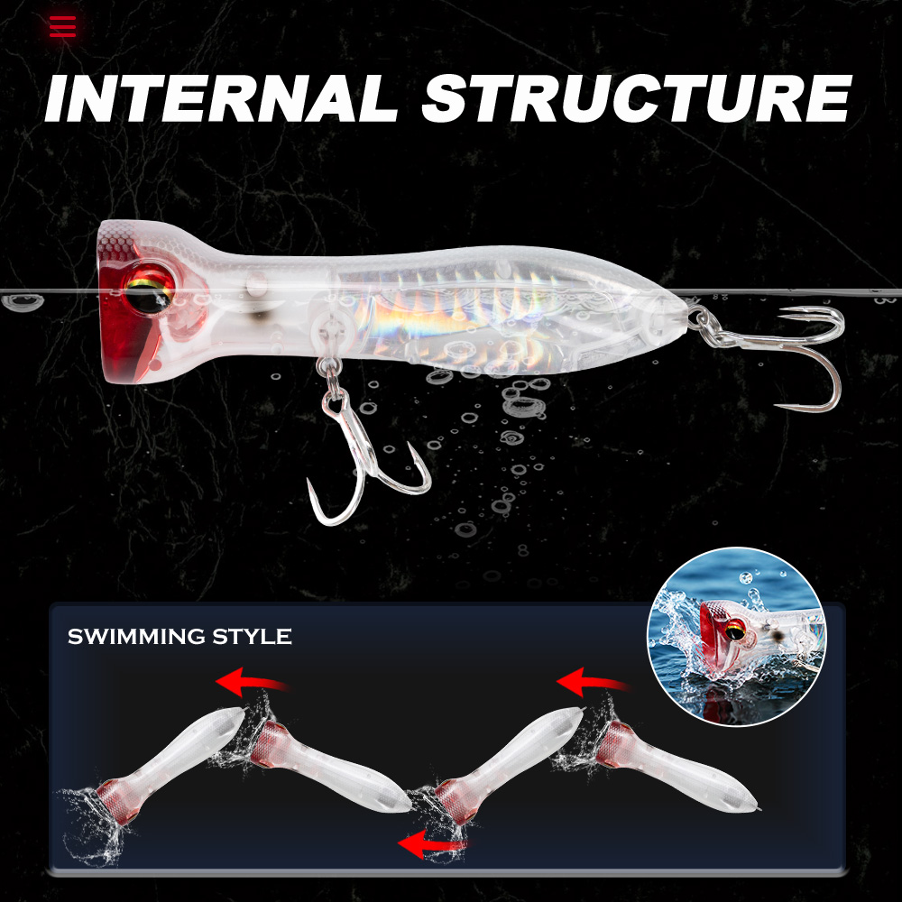 Hunthouse Topwater Floating Po – Fishing Lure Popper Bewertung und Preis